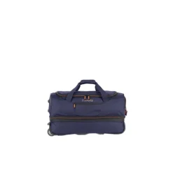 Clearance Travelite Basics Wheeled Duffle 55 Expandable marine