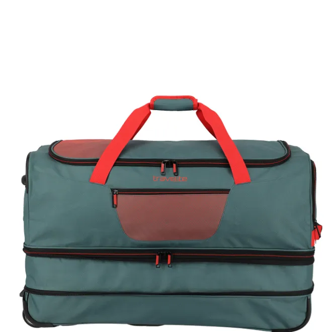 Hot Travelite Basics Wheeled Duffle 70cm Expandable green/orange