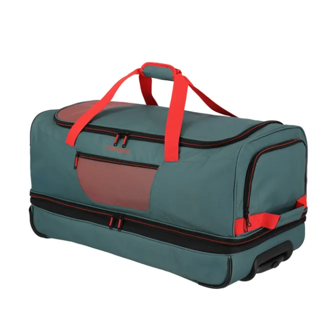 Hot Travelite Basics Wheeled Duffle 70cm Expandable green/orange