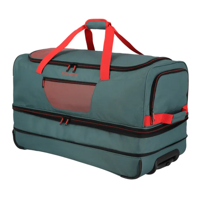 Hot Travelite Basics Wheeled Duffle 70cm Expandable green/orange