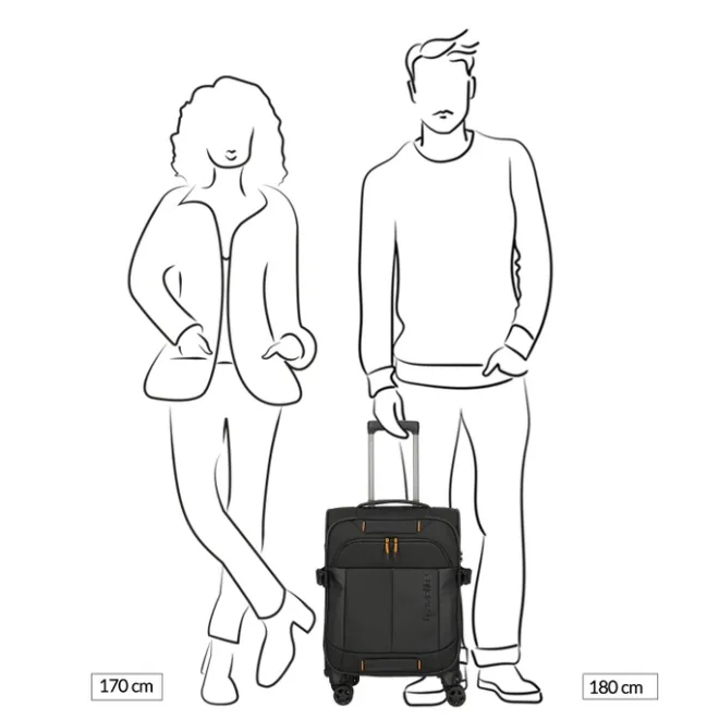 Discount Travelite Briize 4W Trolley S black