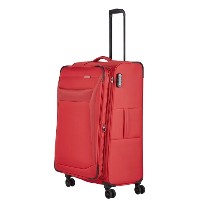 Hot Travelite Chios 4 Wiel Trolley L red
