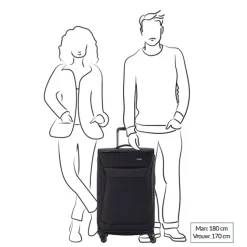 Best Travelite Chios 4 Wiel Trolley L black