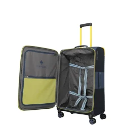 Hot Travelite Color Craze 4 Wheel Trolley L navy