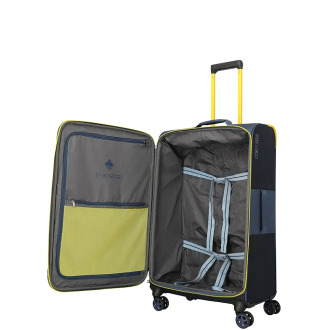 Hot Travelite Color Craze 4 Wheel Trolley L navy