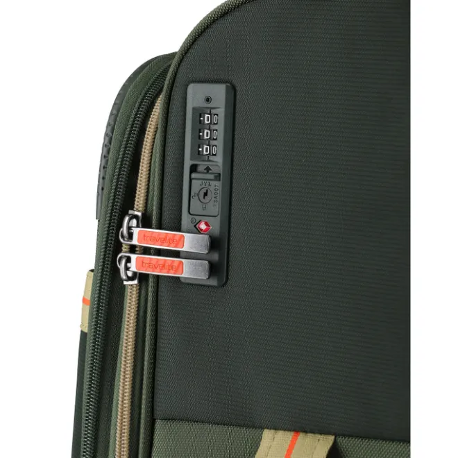 Travelite Color Craze 4 Wheel Trolley M olive