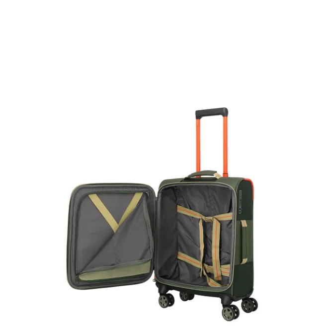 Best Travelite Color Craze 4 Wheel Cabin Trolley olive