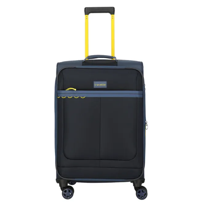 Clearance Travelite Color Craze 4 Wheel Trolley M navy
