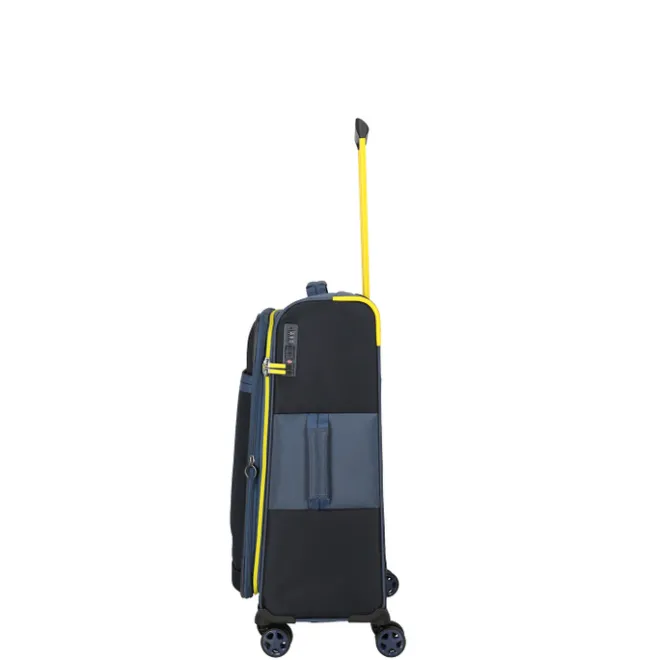 Clearance Travelite Color Craze 4 Wheel Trolley M navy