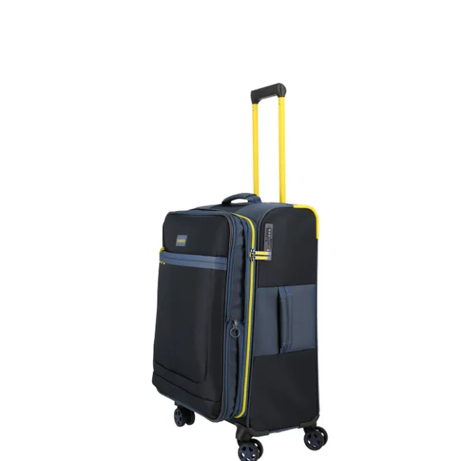 Clearance Travelite Color Craze 4 Wheel Trolley M navy