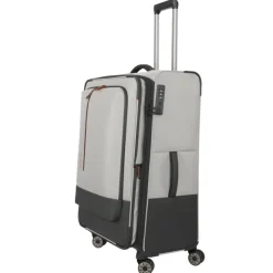New Travelite Crosslite 5.0 4w Trolley L white sand
