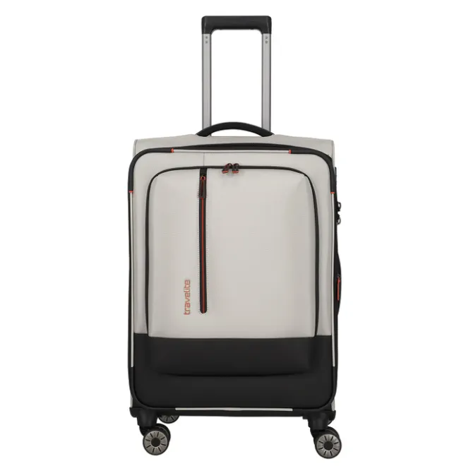 Travelite Crosslite 5.0 4w Trolley M white sand