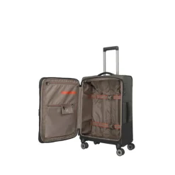 Clearance Travelite Crosslite 5.0 4w Trolley M dark olive