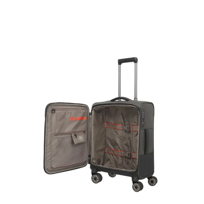 Clearance Travelite Crosslite 5.0 4w Trolley S dark olive