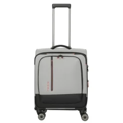 New Travelite Crosslite 4 Wheel Cabin Trolley Expandable white sand