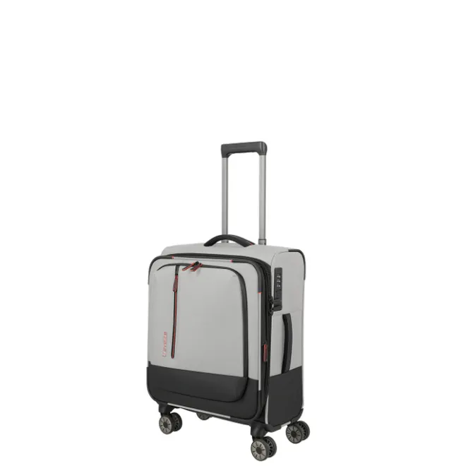 New Travelite Crosslite 4 Wheel Cabin Trolley Expandable white sand