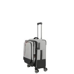 New Travelite Crosslite 4 Wheel Cabin Trolley Expandable white sand