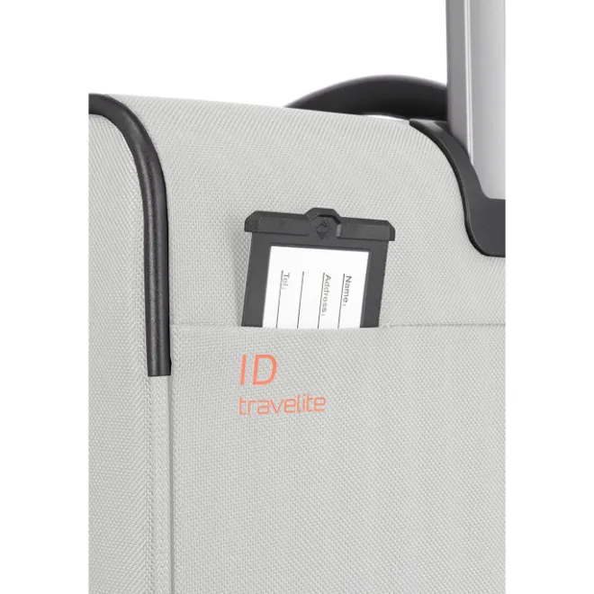New Travelite Crosslite 4 Wheel Cabin Trolley Expandable white sand