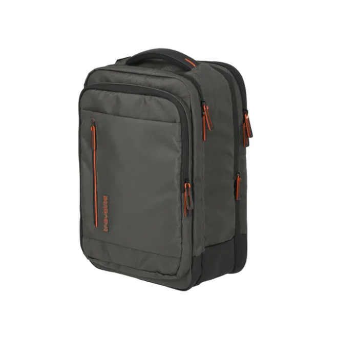 Outlet Travelite Crosslite Boarding Backpack S dark olive