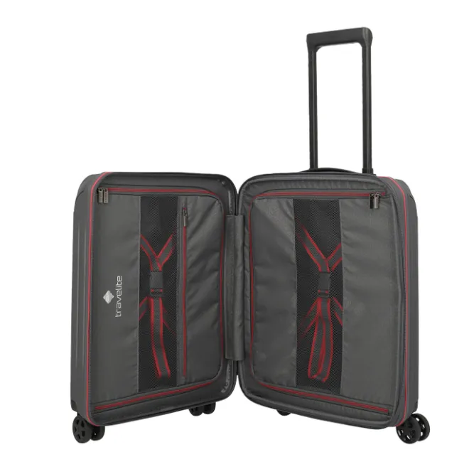 Outlet Travelite Dynamiic 4 Wheel Cabin Trolley anthracite