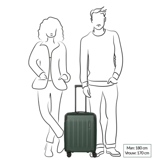 Sale Travelite Dynamiic 4 Wheel Cabin Trolley denim
