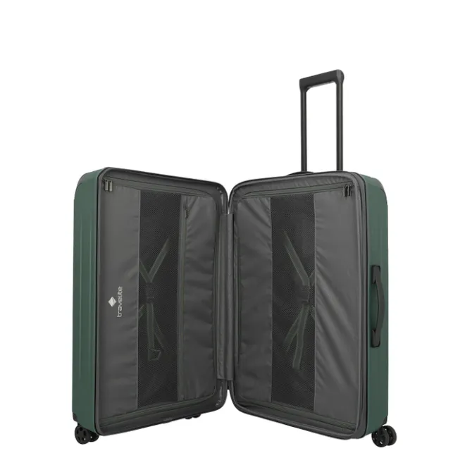Clearance Travelite Dynamiic 4 Wheel Trolley L green