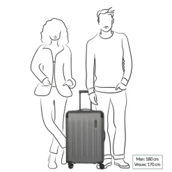Online Travelite Dynamiic 4 Wheel Trolley M amber