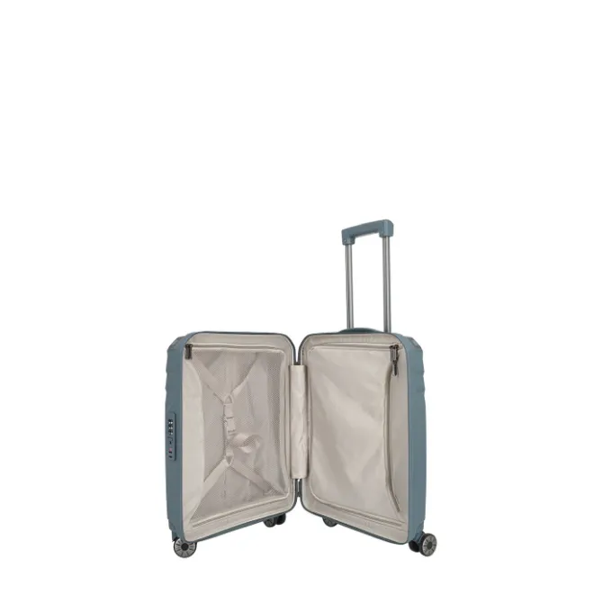 Best Travelite Elvaa 4 Wiel Trolley S bluegrey