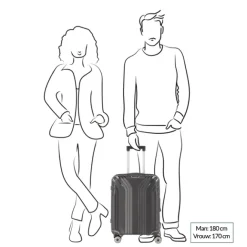 Outlet Travelite Elvaa 4 Wiel Trolley S black