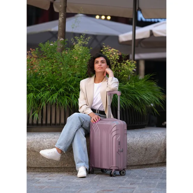 Discount Travelite Elvaa 4 Wiel Trolley M Expandable rosé