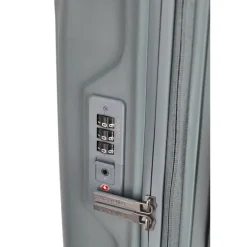 Outlet Travelite Elvaa 4 Wiel Trolley M Expandable bluegrey