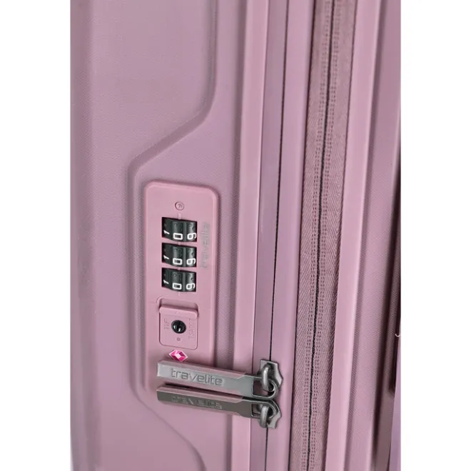 Discount Travelite Elvaa 4 Wiel Trolley S rose