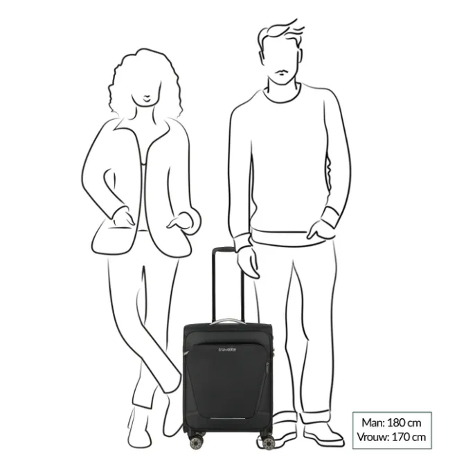 Discount Travelite Jetpack Multi Light 4 Cabin black