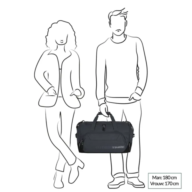 Clearance Travelite Kick Off Duffle M dark anthracite