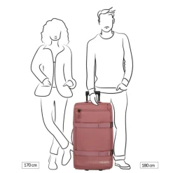 Discount Travelite Kick Off Wheeled Duffle L rose