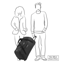 Sale Travelite Kick Off Wheeled Duffle petrol
