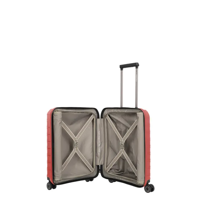 Clearance Travelite Mooby 4w Trolley S Frontpocket red