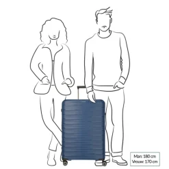 Outlet Travelite Mooby 4w Trolley L blue