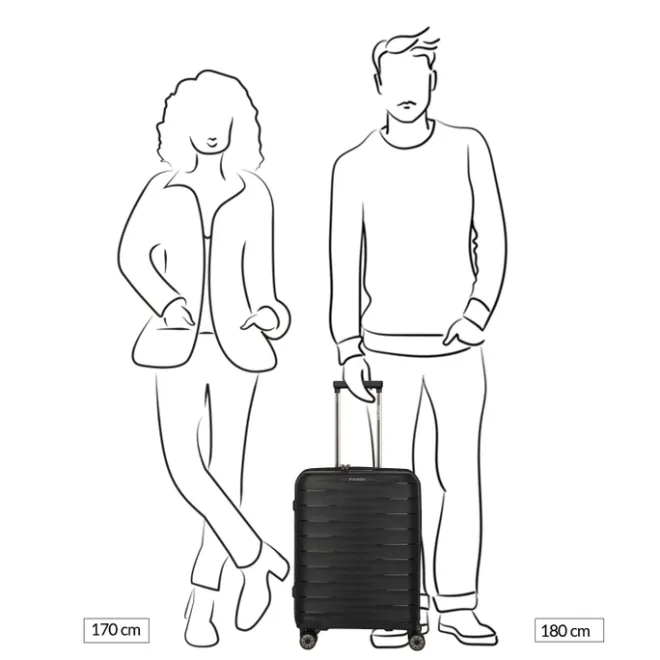 Discount Travelite Mooby 4w Trolley S black