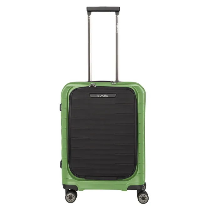 Online Travelite Mooby 4w Trolley S Frontpocket green