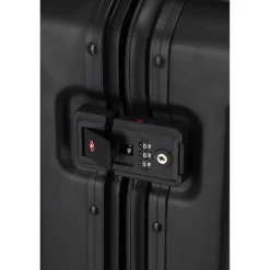 Online Travelite Next 2.0 Aluminium 4 Wiel Trolley S with Frontpocket black matt