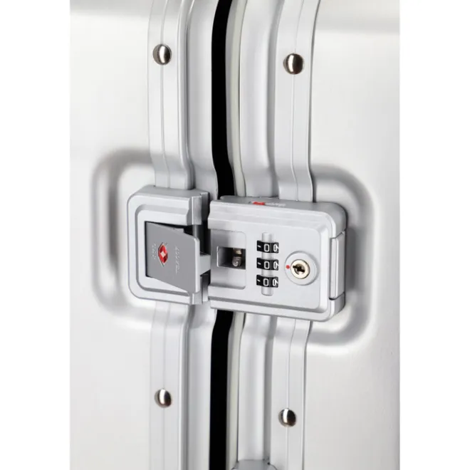 New Travelite Next 2.0 Aluminium 4w Trolley S silver