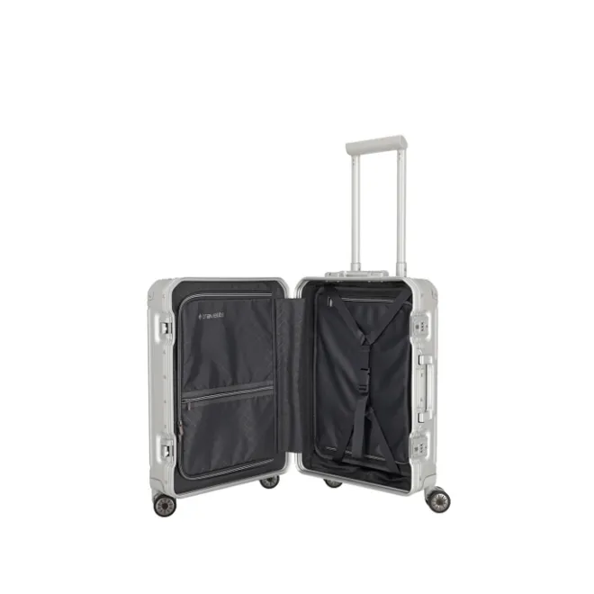 New Travelite Next 2.0 Aluminium 4w Trolley S silver