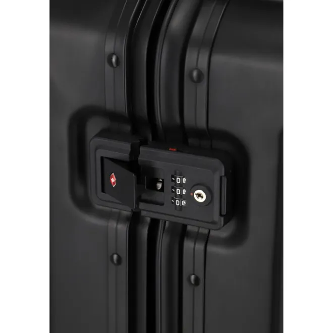 Clearance Travelite Next 2.0 Aluminium 4w Trolley L black matt