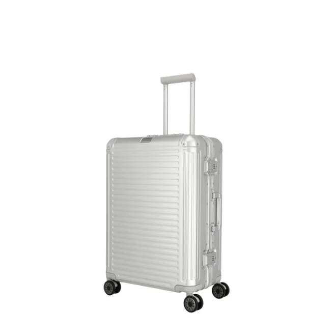 New Travelite Next 2.0 Aluminium 4w Trolley M silver