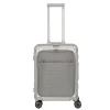 Outlet Travelite Next 2.0 Aluminium 4 Wiel Trolley S with Frontpocket silver