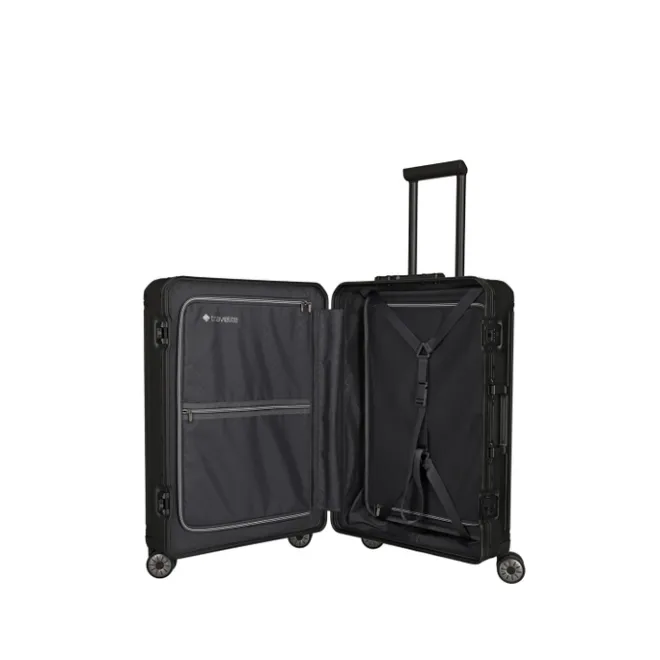 Sale Travelite Next 2.0 Aluminium 4w Trolley M black matt