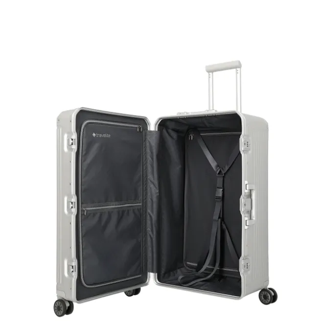 Discount Travelite Next 4 Wheel Trunk L silver