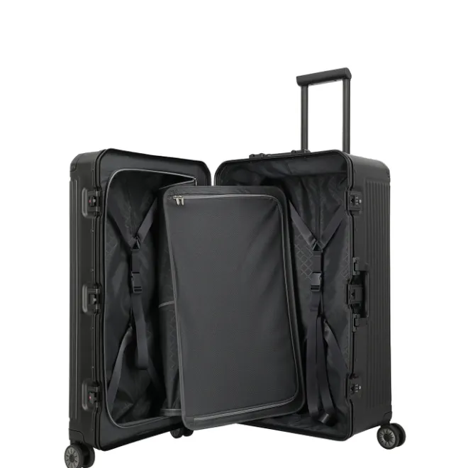 New Travelite Next 4 Wheel Trunk L black