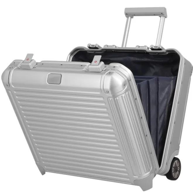 Clearance Travelite Next Aluminium Business Wheeler silver